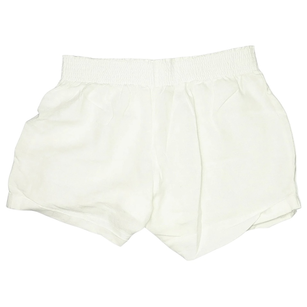 Reformation 100% Linen High Rise White Cuffed Bloomer Short Size XL - Picture 2 of 3